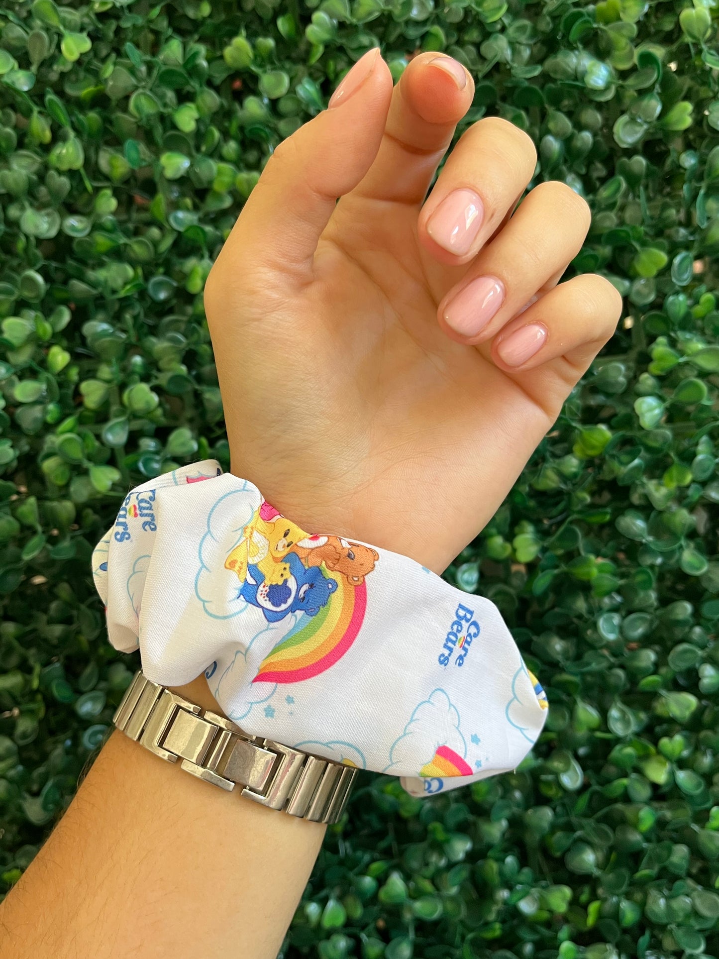 Handmade bear and friends hair scrunchies