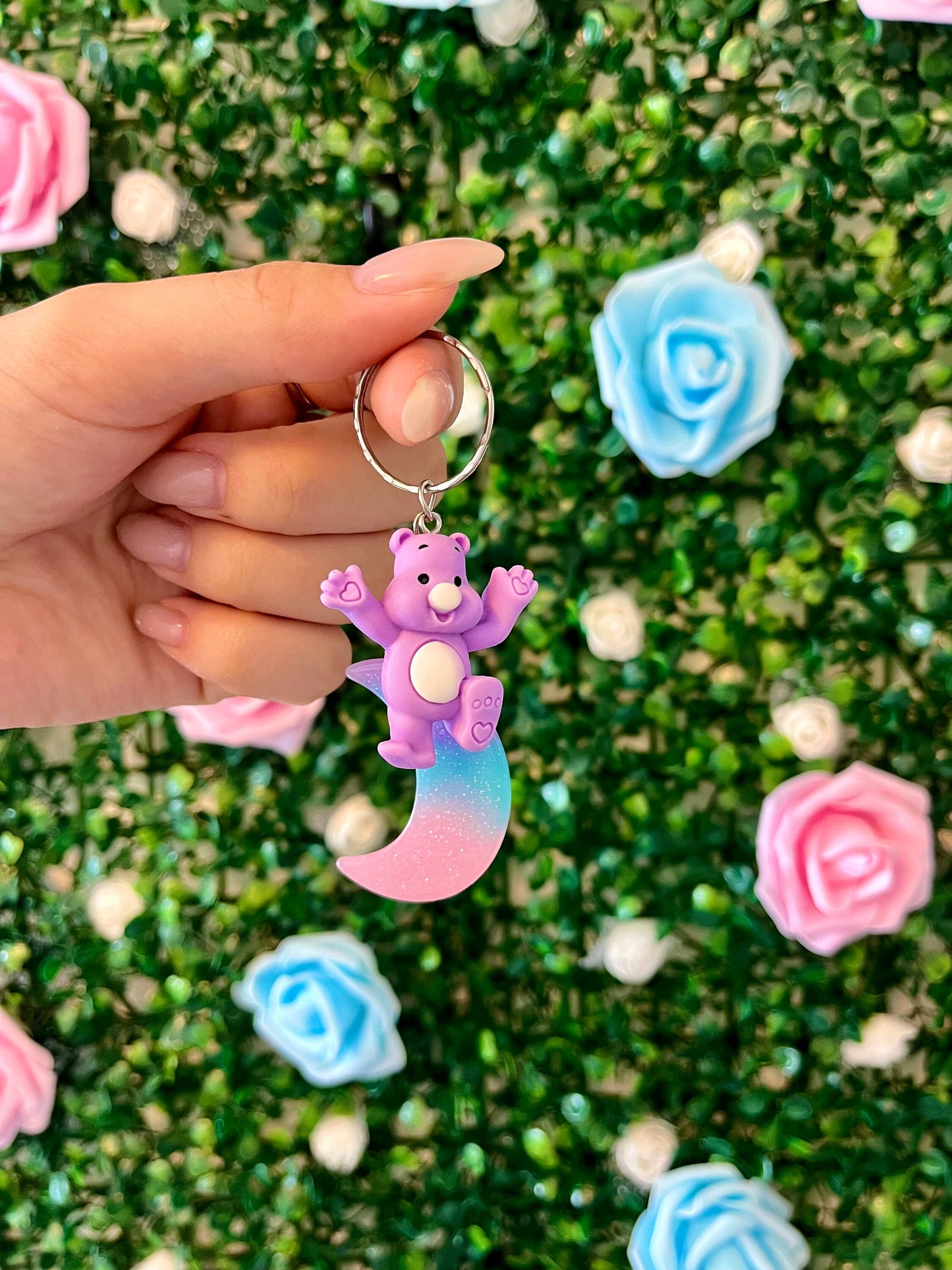 bear with accessory keyring.
