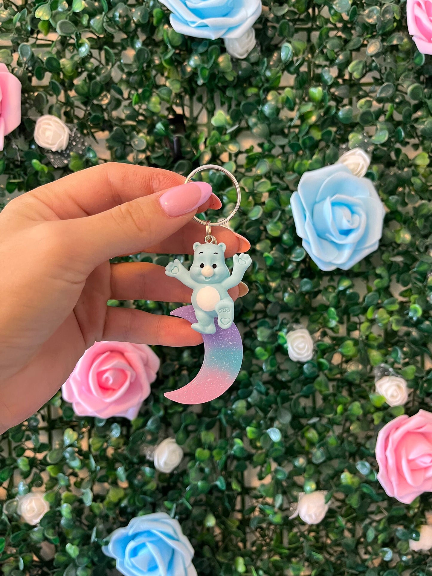 bear with accessory keyring.
