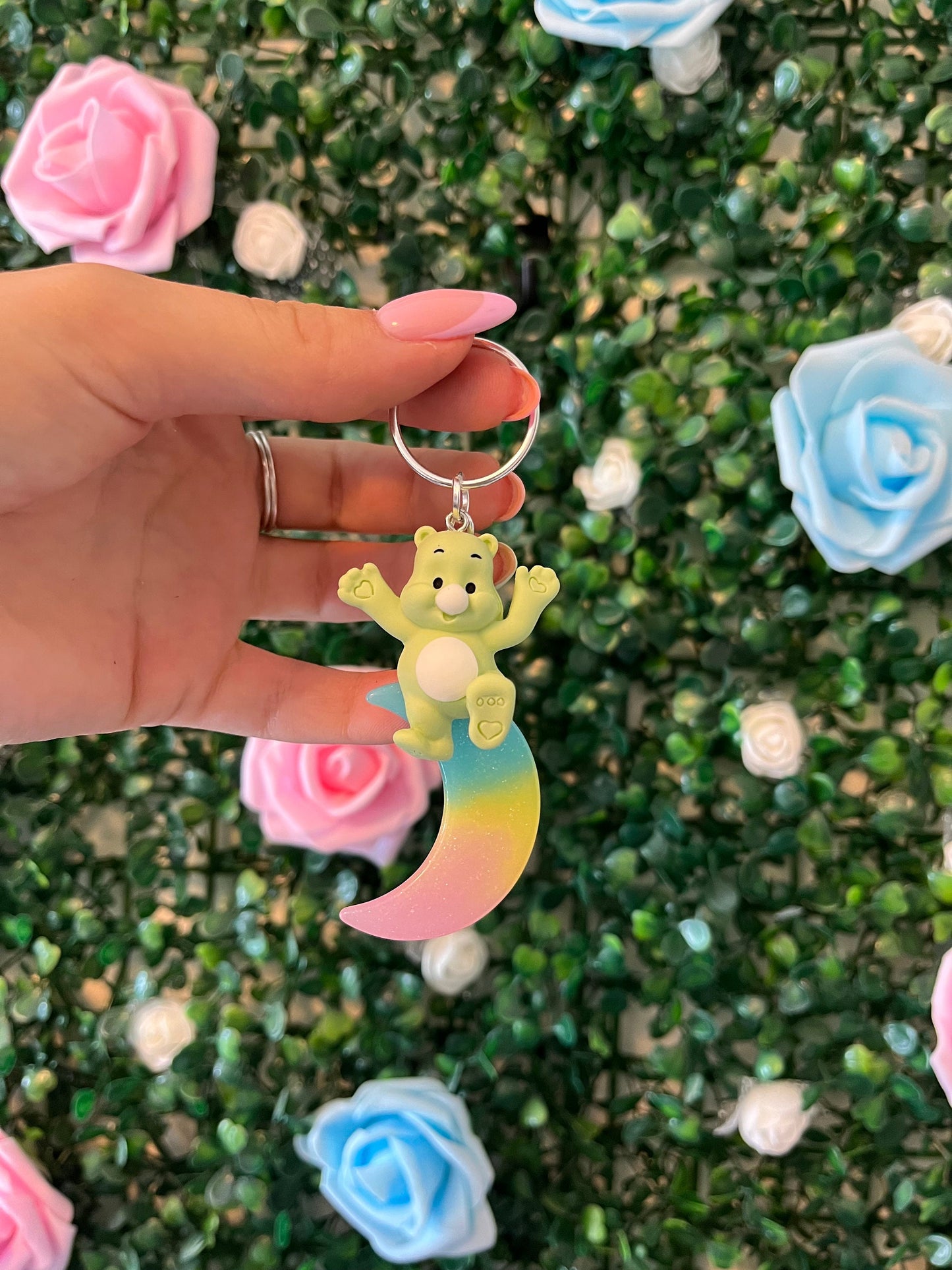 bear with accessory keyring.