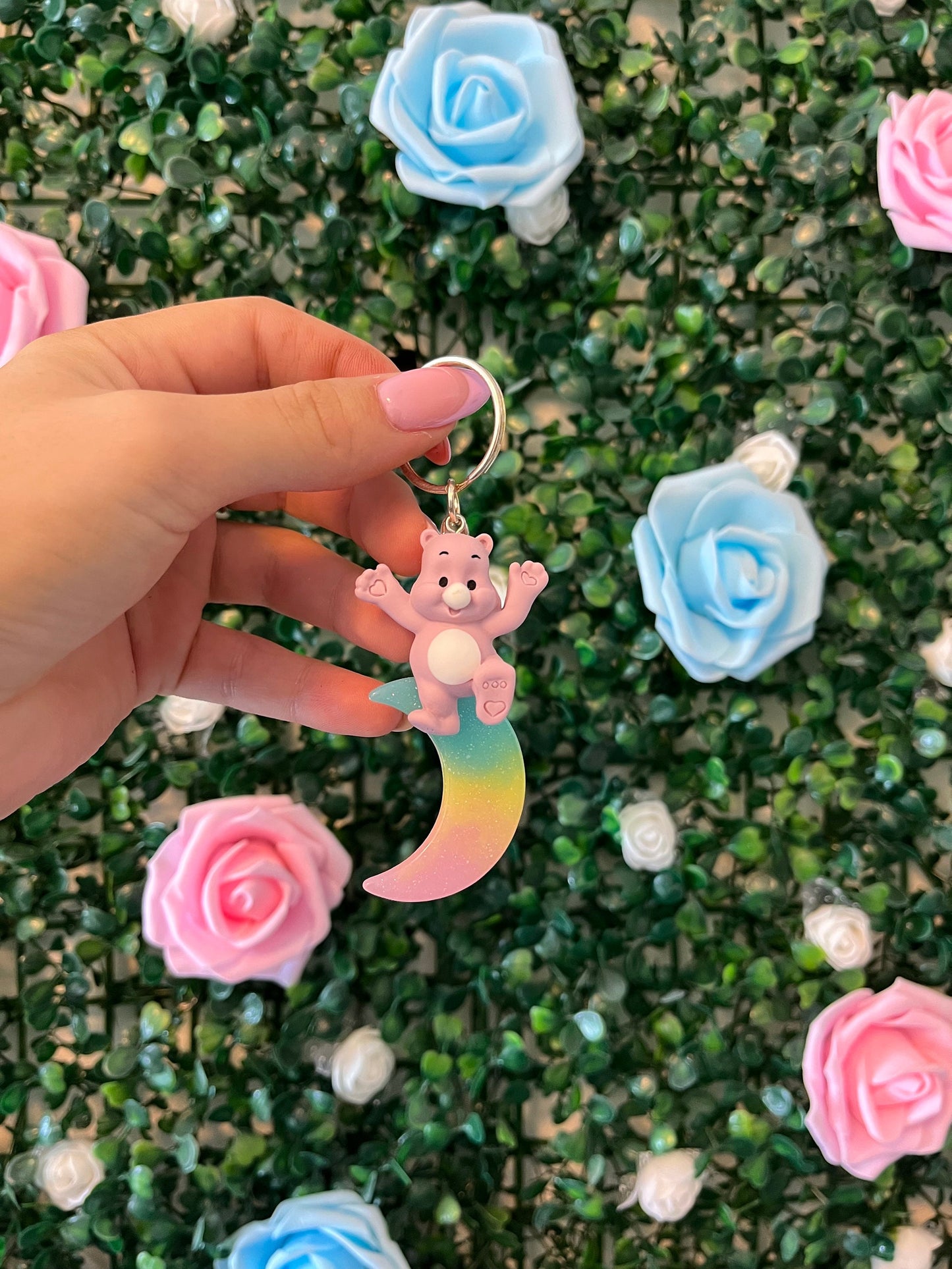 bear with accessory keyring.