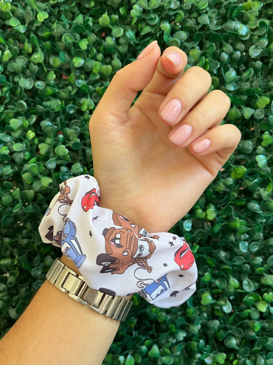 Handmade vehicle fun hair scrunchie