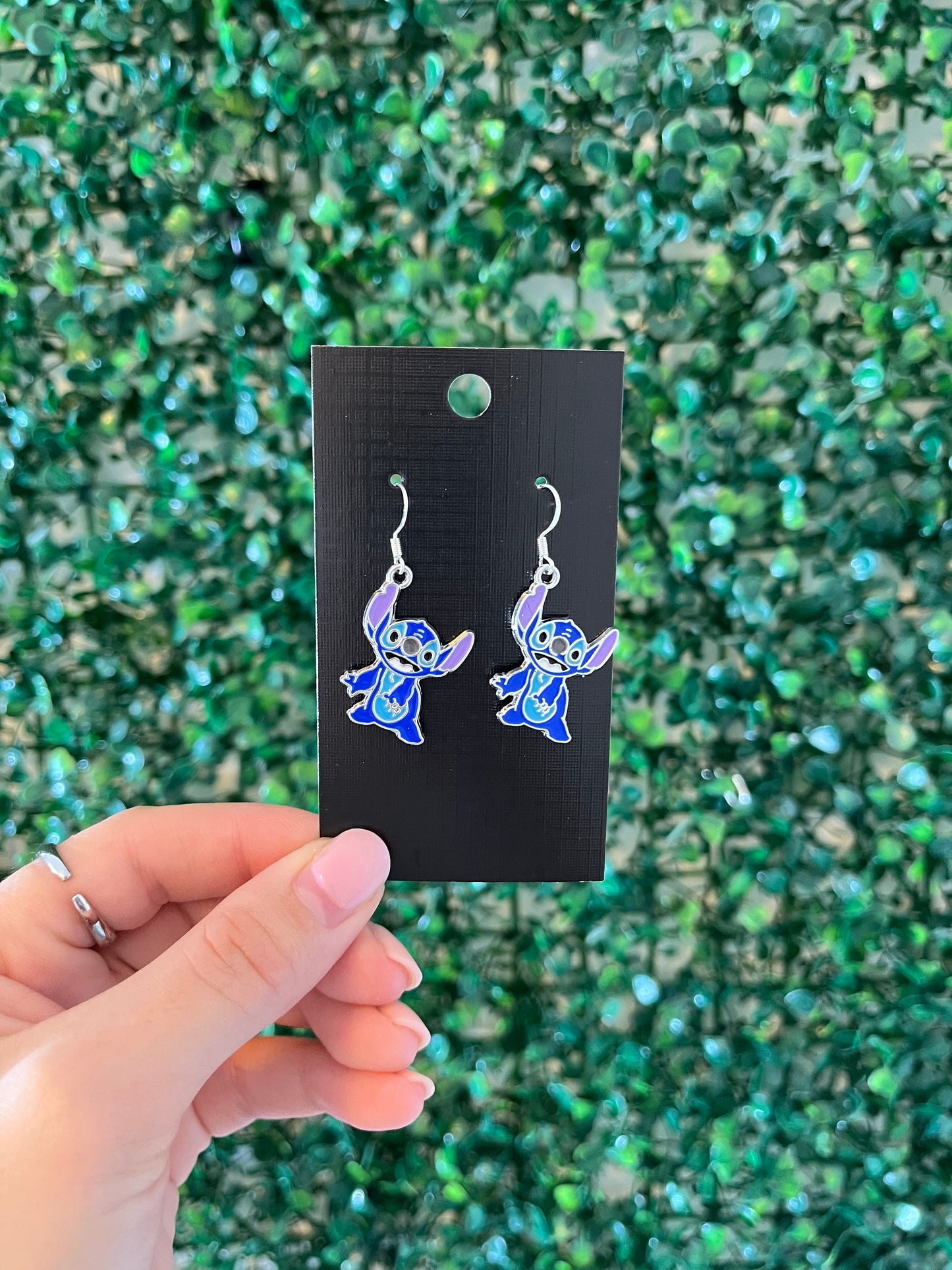925 sterling silver hook earring characters.