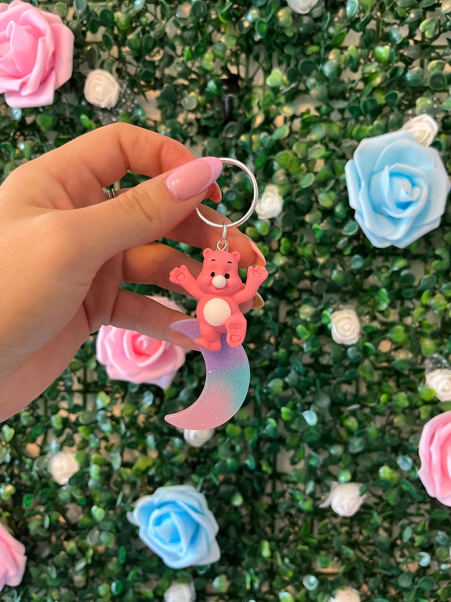 bear with accessory keyring.